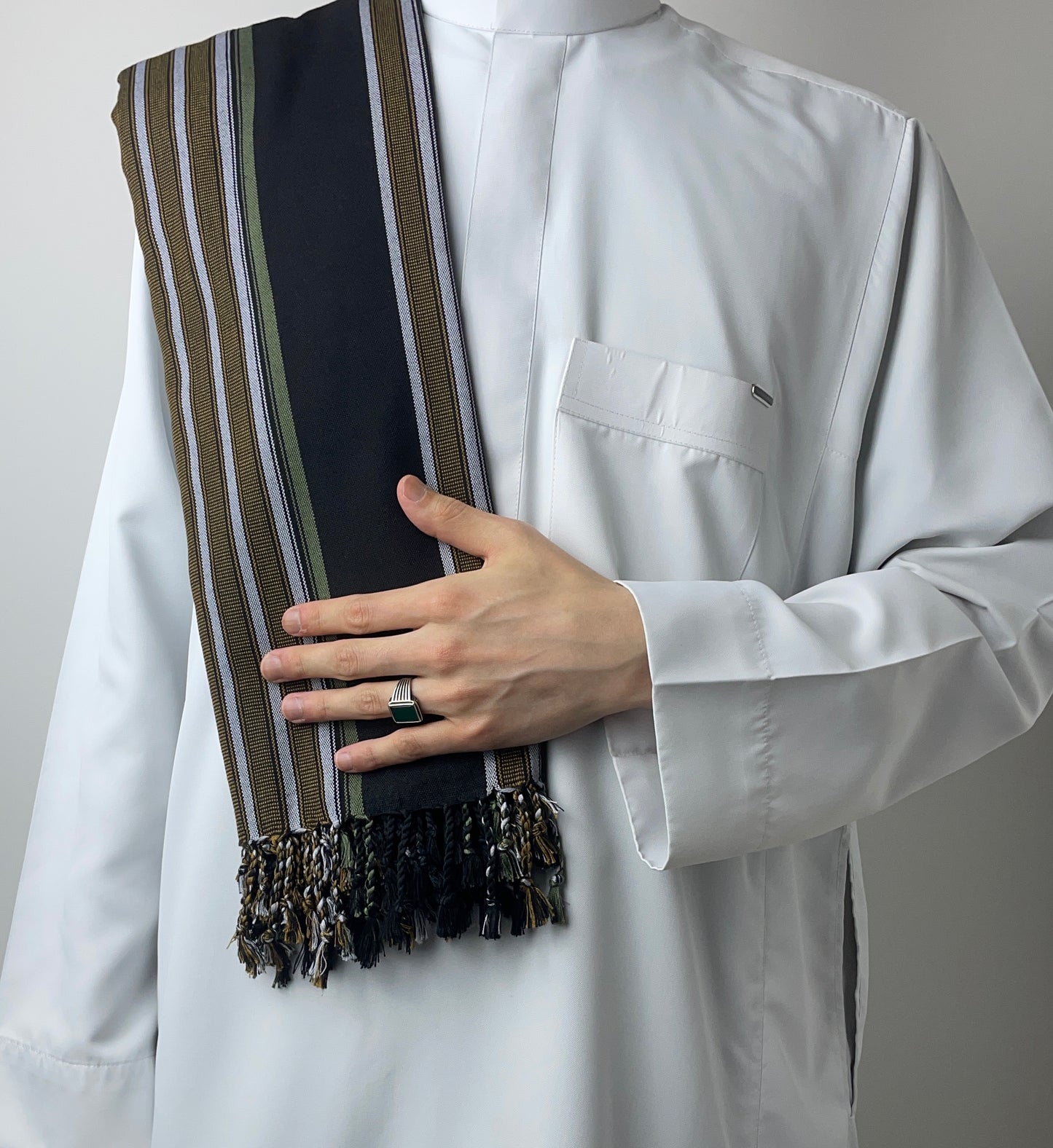 Yemeni Shawl in Yemeni nights Black