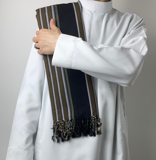 Yemeni Shawl in Yemeni nights Black