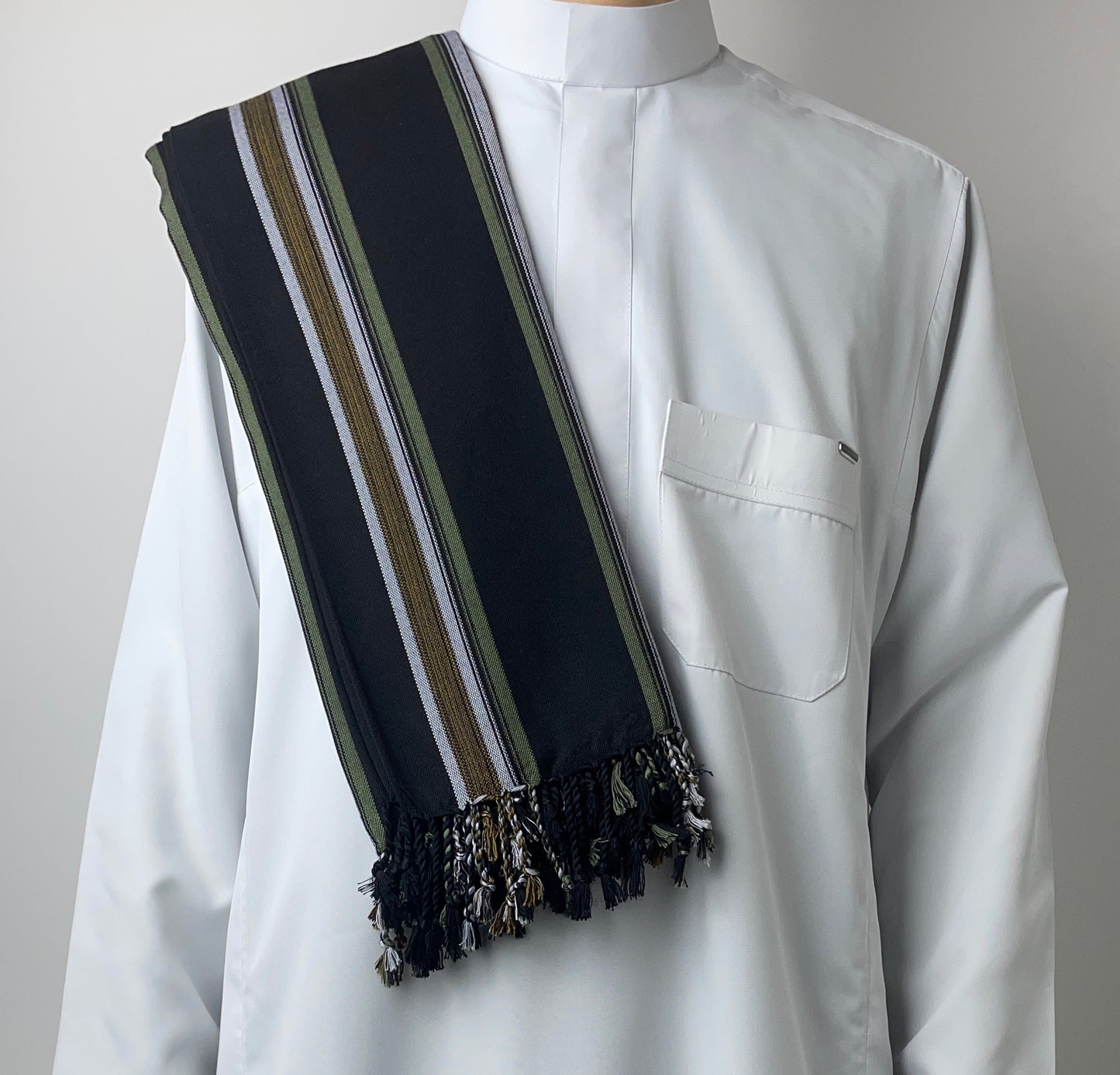 Yemeni Shawl in Yemeni nights Black