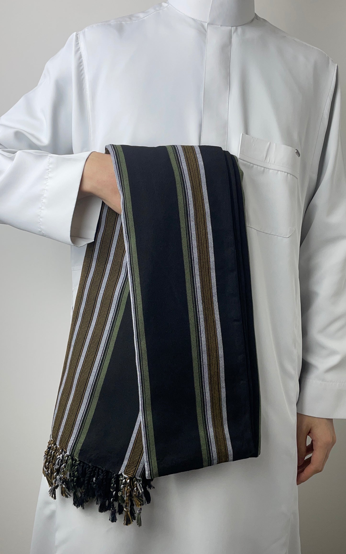 Yemeni Shawl in Yemeni nights Black